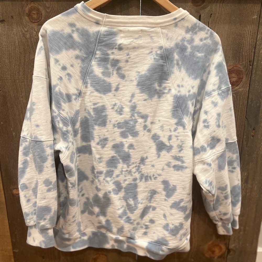 MWL Tie-Dye Oversized Raglan Sweatshirt Small - Picture 4 of 6